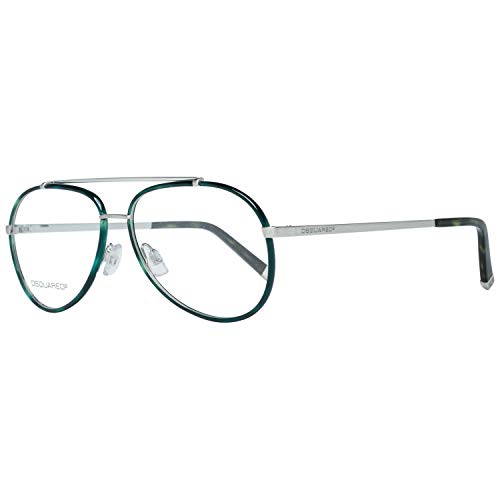 DSquared Dsquared2 Brillengestelle DQ5072 020 54 Monturas de gafas, Verde (Grün), Mujer