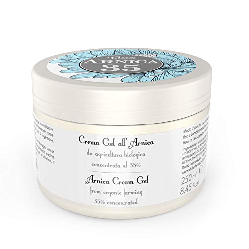 Dulàc - Gel crema a base de árnica concentrada al 35% - 250 ml - LA MÁS CONCENTRADA - 100% Made in Italy - Arnica 35