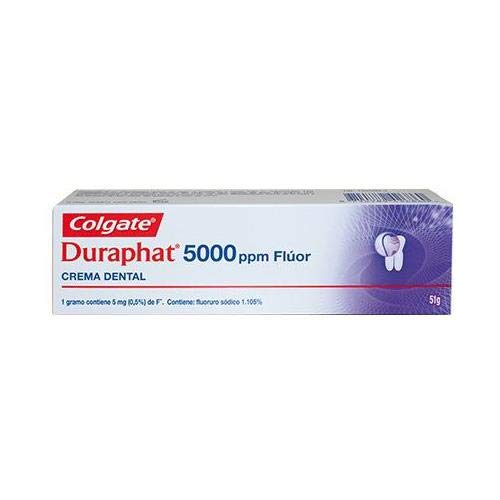 DURAPHAT 5000 PPM FLUOR CREMA DENTAL 51G