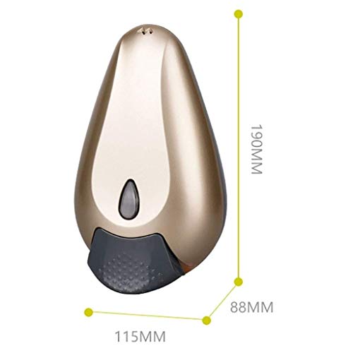 DZX Dispensadores de jabón Baño doméstico Dispensador de jabón montado en la Pared Perforación Gratuita Botella desinfectante Manual para una Sola Mano Caja de jabón (500 ml) Dispensadores de lo