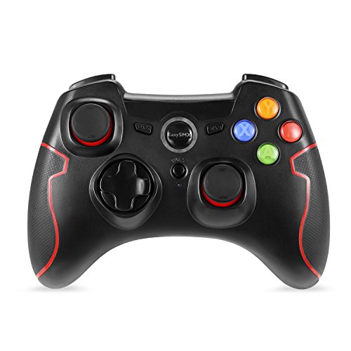 EasySMX Gamepad para PC, [Regalos Originales] Mando Inalámbrico PS3 Gamepad Wireless Compatible con Windows XP y Vista, Windows 7/8 /8.1/10, PS3, Android y Operación Rango hasta 10M