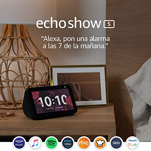 Echo Show 5: mantén el contacto con la ayuda de Alexa, negro