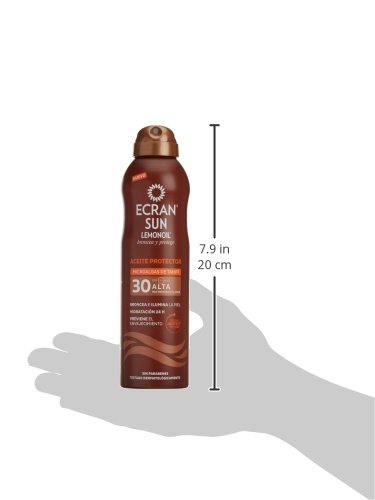 Ecran Sunnique Broncea+, Aceite Bruma Solar con SPF30 - 250 ml