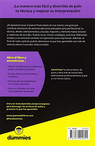 Ejercicios de piano para Dummies