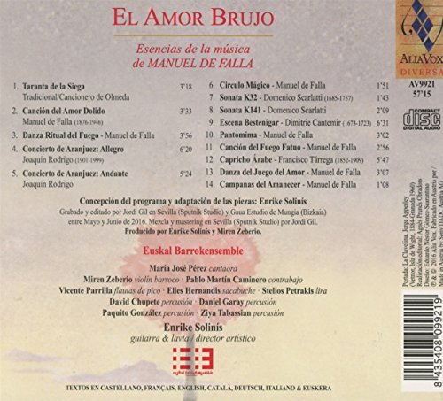 El Amor Brujo - Esencias De La Musica De Manuel De Falla