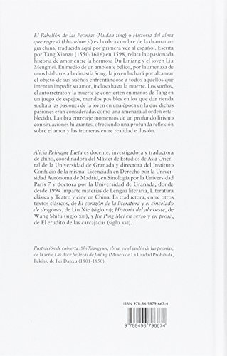 El Pabellón de las Peonías: o Historia del alma que regresó (Pliegos de Oriente)