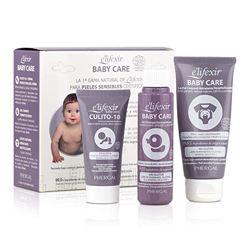 Elifexir Baby Care, Kit de Viaje Eco, Cuidado Piel del Bebé, Minitalla, 125ml