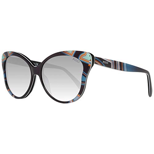 Emilio Pucci EP0062 05B 57 Gafas de sol, Negro (Nero), Unisex Adulto