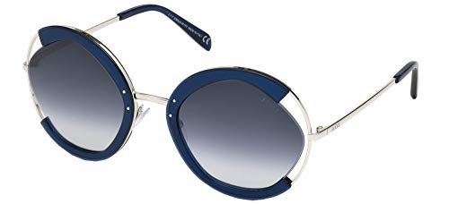 Emilio Pucci EP0073 90W 57 Gafas de sol, Azul (Blu Luc/Blu Grad), Unisex Adulto