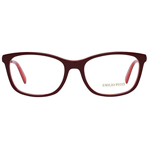 Emilio Pucci EP5068 Monturas de gafas, Rojo (Bordeaux), 54.0 Unisex Adulto