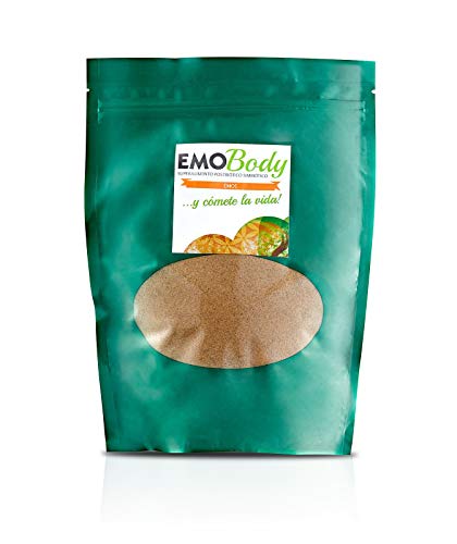 EMO Body Prebiótico 250 gr Salvado de Arroz Fermentado – Más de 100 Cepas – Bacterias Acido Lácticas y Hongos Benéficos – 33.000 Millones de UFC