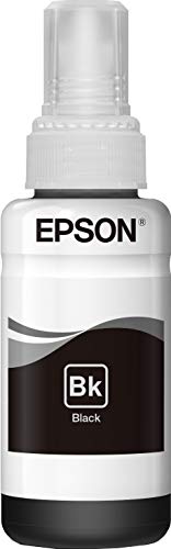 Epson T6641 - Cartucho, 70 ml, color negro válido para los modelos L555, L355, ET-4550, ET-4500, ET-2550, ET-2500, ET-16500, ET-14000 y otros, Ya disponible en Amazon Dash Replenishment