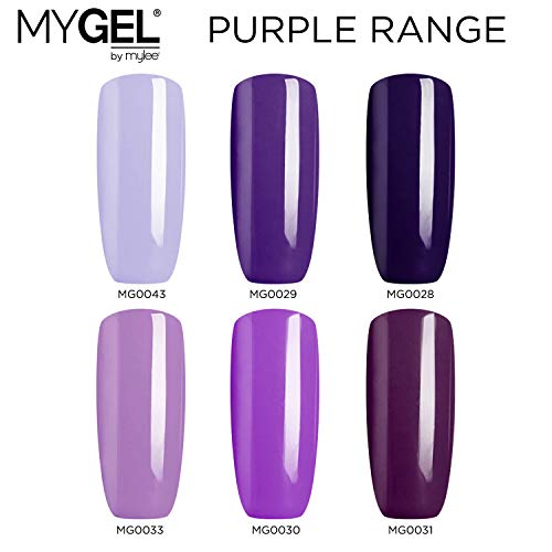 Esmalte de gel para uñas MyGel, de MYLEE (10ml) MG0043 - Lady Like UV/LED Nail Art Manicure Pedicure para uso profesional en el salón y en el hogar - Larga duración y fácil de aplicar