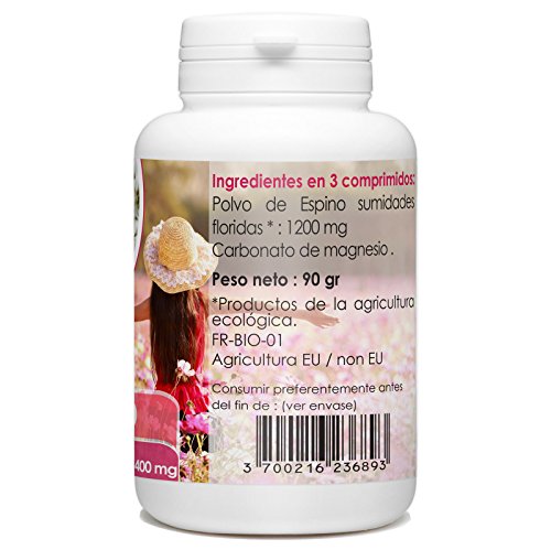 Espino Blanco Orgánico 400mg - 200 comprimidos