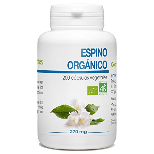 Espino Orgánico - 270mg - 200 cápsulas vegetales