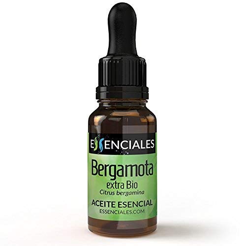 Essenciales - Aceite Esencial Bergamota Extra BIO, 100% Puro y con Certificado ECOLÓGICO, 10 ml | Aceite Esencial Citrus Bergamia