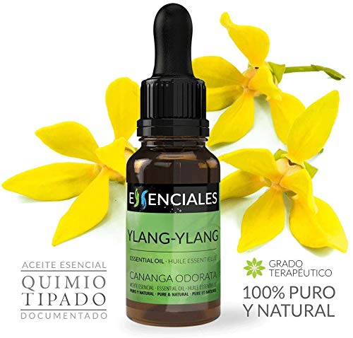 Essenciales - Aceite Esencial de Ylang Ylang, 100% Puro, 10 ml | Aceite Esencial Cananga Odorata