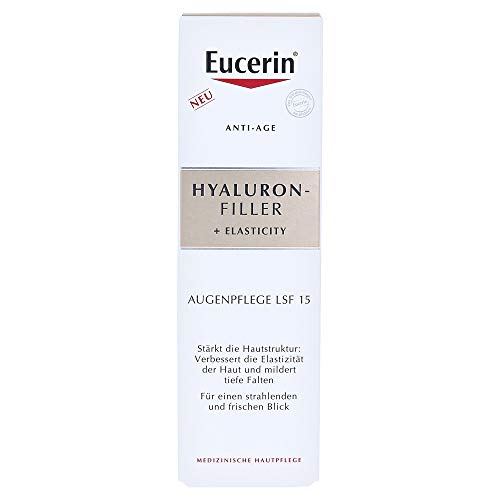 Eucerin Hyaluron Filler + Elasticity - Contorno Occhi Anti Age SPF15, 15ml