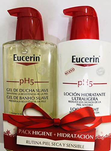 EUCERIN PACK PH5 GEL SUAVE + LOCION HIDRATANTE ULTRALIGERA 400ML