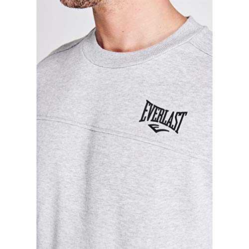 Everlast Hombre Sudadera Cuello Redondo Gris Marga M