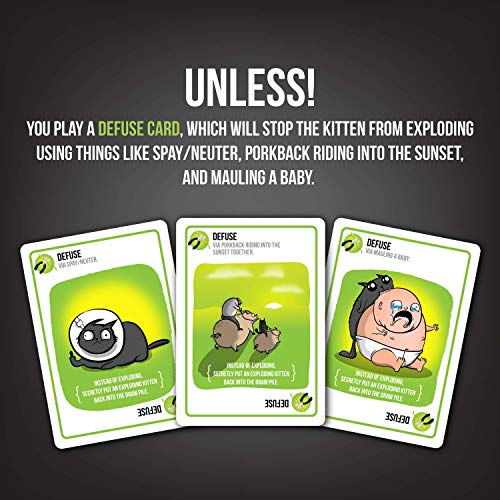 Exploding Kittens NSFW Edition - Juego de Cartas (Contenido explícito, en inglés)