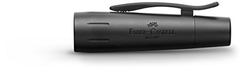 Faber Castell 148620 - Pluma estilográfica E-motion, con cuerpo en aluminio negro, trazo M