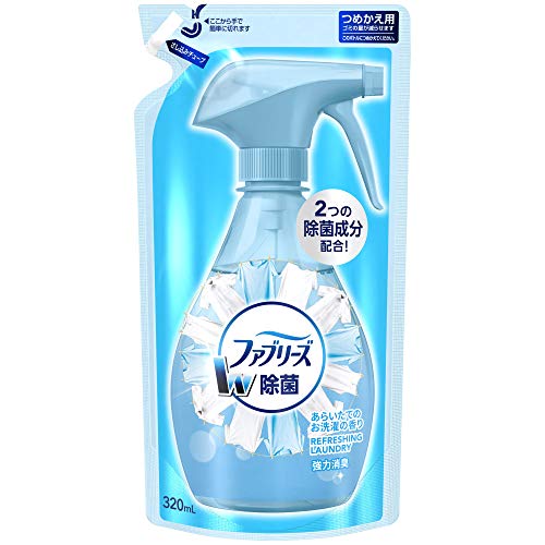 Fabry's Deodorant Spray Fresh Laundry Scent for Cloth Refill 320mL