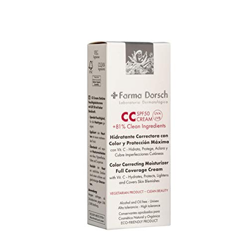 Farma Dorsch CC Cream Que Cubre Imperfecciones Cutáneas (SPF 50) - 50 ml.