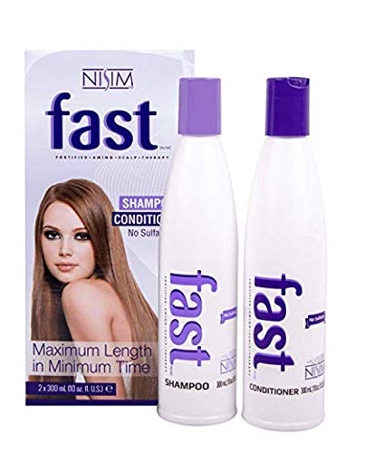 FAST Champú + Acondicionador - El mejor champú para el rápido crecimiento del cabello. Champú estimulante con biotina (de Canada)