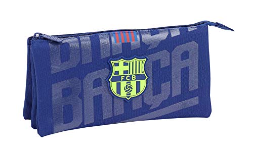 FCB FC Barcelona Estuche, Niños, Azul, 22 cm