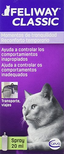 Feliway Classic, Spray Feromona Facial Anti Estrés para Gatos - 20 ml