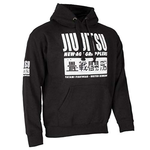 Fightwear Static Hoodie Men's - Black - BJJ MMA Fitness Active Workout-s