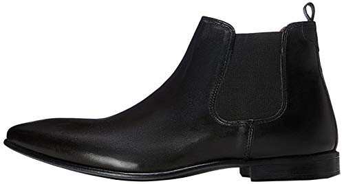 find. Botines Chelsea de Piel Hombre, Negro (Black), 46 EU