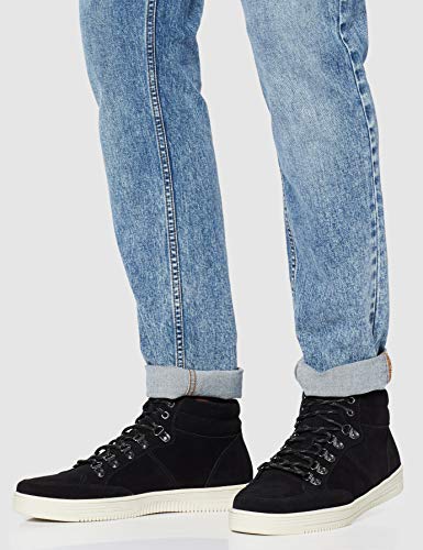 find. Franco Zapatillas Altas, Negro Black, 44 EU