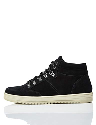 find. Franco Zapatillas Altas, Negro Black, 44 EU