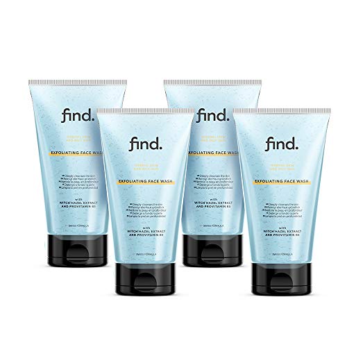 FIND - Limpiador facial exfoliante para piel normal y grasa (4x 150 ml)