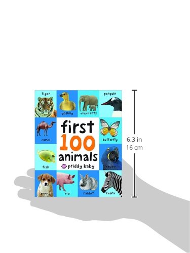 First 100 Animals (First 100 Soft to Touch Board Books), portadas aleatorias