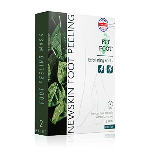 FitFoot exfoliante pies quita callos pies calcetines exfoliantes de pies mascarilla pies peeling babyfoot baby foot elimina callos, 2 pares