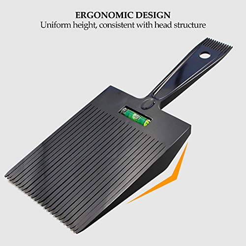 Flattopper Comb, Flat Top Guide Comb, Haircut Comb, Hair Styling Comb, Herramienta De Peinado De Peluquería Para Uso Profesional O Uso Doméstico (negro)