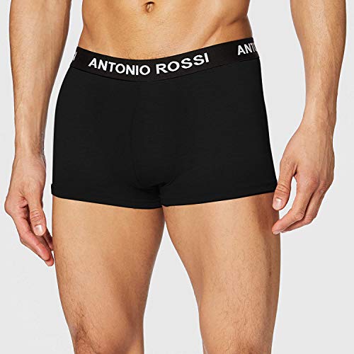 FM London Fitted Boxer, Negro, XX-Large (Pack de 12) para Hombre