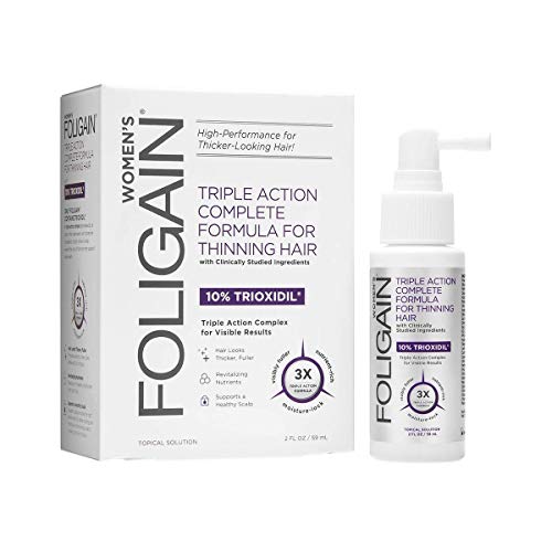 FOLIGAIN - Tratamiento de regeneración capilar para mujeres con 10% de trioxidil - 59 ml.