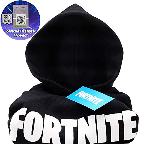 Fortnite, Sudaderas de Niño Ropa Videojuegos Niños (9-10 años) , Negro