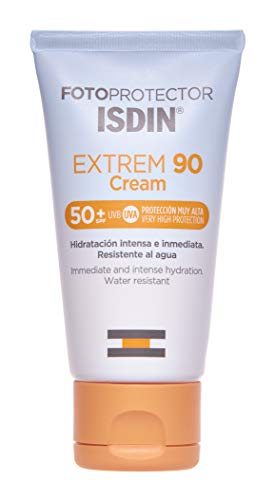 Fotoprotector ISDIN Extrem 90 Cream SPF 50+ - Protector solar facial para condiciones de radiación solar extrema, 50 ml