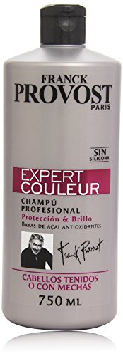 Franck Provost - Expert Couleur: Protección & Brillo - Champú profesional para cabello teñidos o con mechas - 750 ml