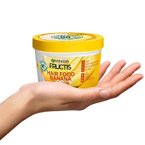 FRUCTIS Mascarilla Pelo Comida Banana Nutritivo Jarrón Cuidado de la piel 390 ml