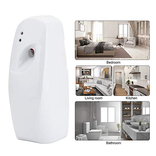 FTVOGUE - Ambientador automático ajustable de pared para uso en interiores y exteriores, dispensador de perfume, ambientador para el hogar