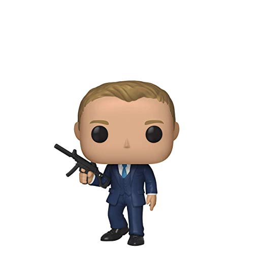 Funko Pop Movies:James Bond-DanielCraig (QuantumofSolace) James Figura Coleccionable, Multicolor (35676)