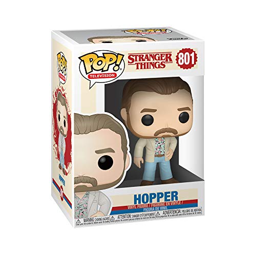 Funko- Pop Vinilo: Stranger Things: Hopper (Date Night) Figura Coleccionable, Multicolor, Talla única (38484)