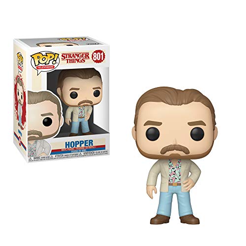 Funko- Pop Vinilo: Stranger Things: Hopper (Date Night) Figura Coleccionable, Multicolor, Talla única (38484)