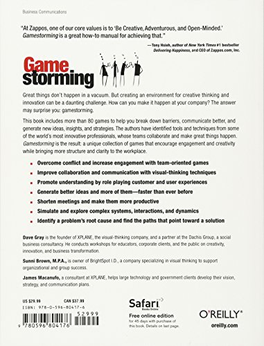 Gamestorming: A Playbook for Innovators, Rulebreakers, and Changemakers